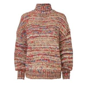Victoria Beckham oversized multicolor sweater SzS